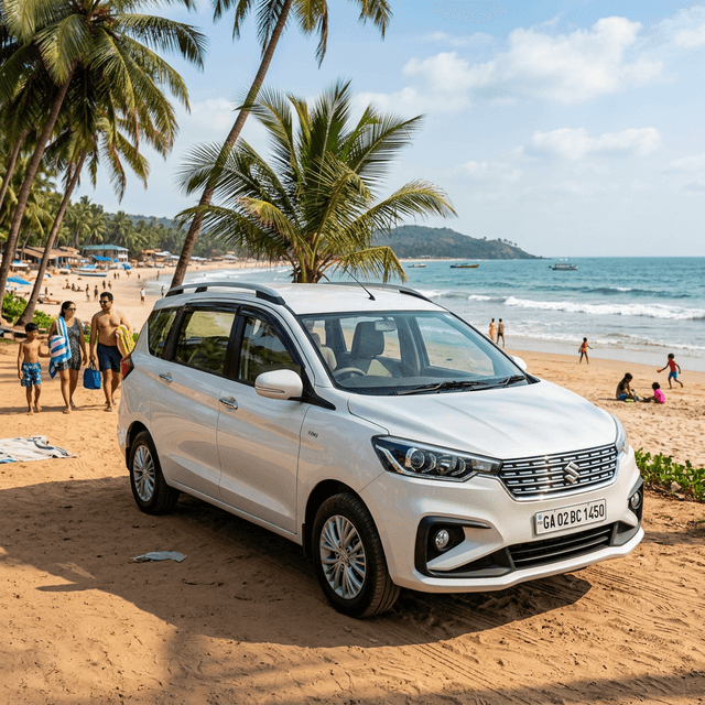 Ertiga - Premium Car Rental in Goa by Vihan Tours & Travels